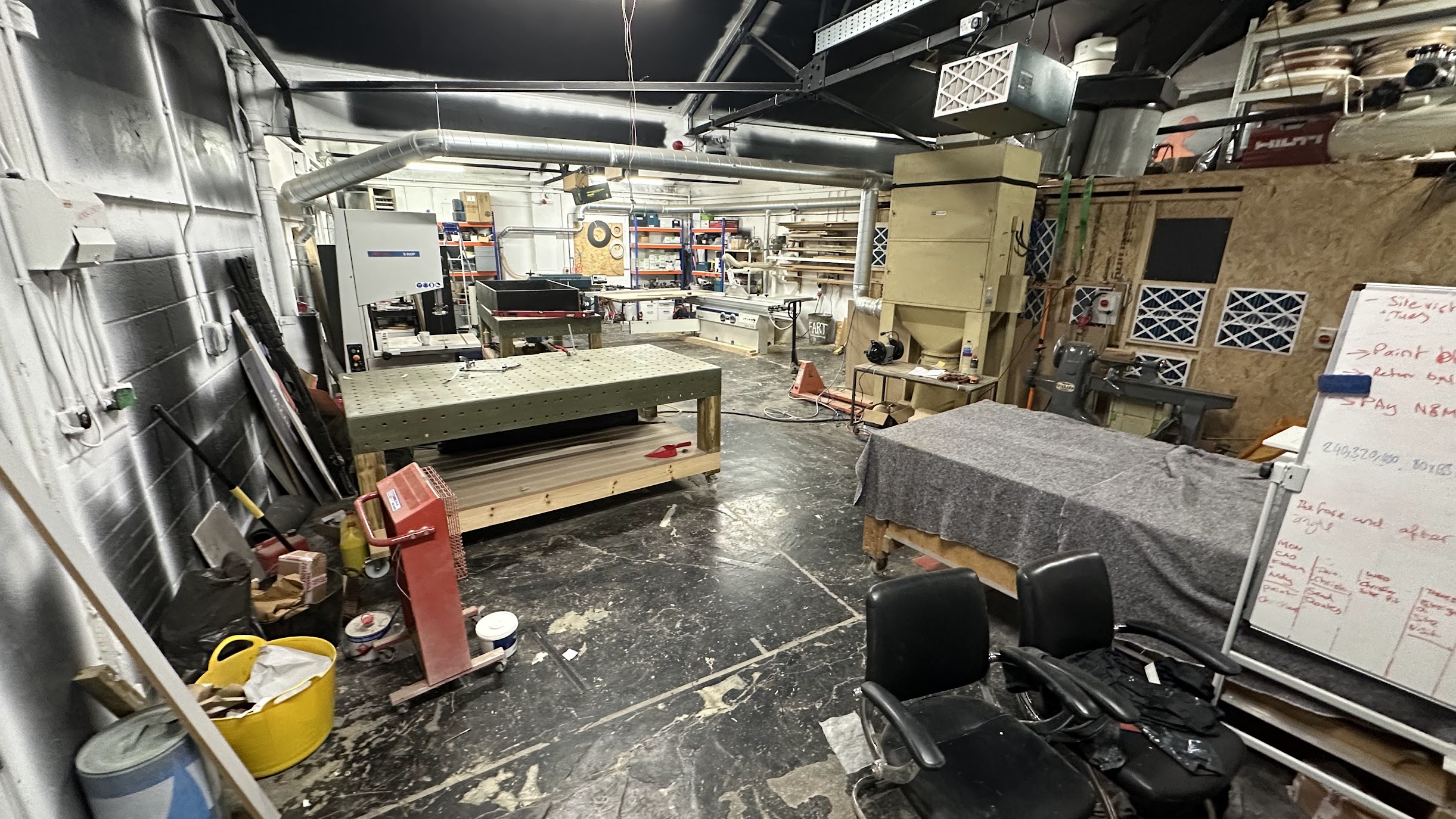 Stillroom production floor